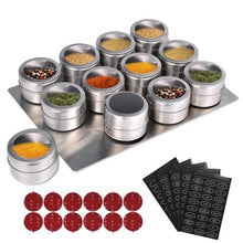 Load image into Gallery viewer, Sirooh Space Saving Magnetic Spice Jars
